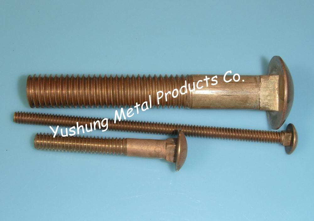 C65500 High Silicon bronze carriage bolts