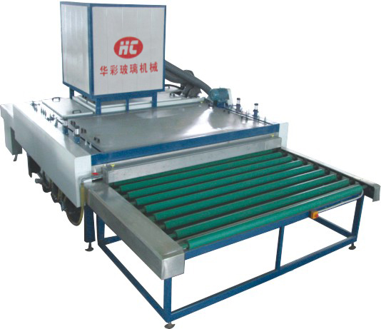 Glass washing and cleaning machine