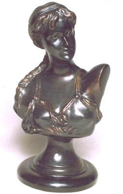 Girl Bust On stone (BE 0015)