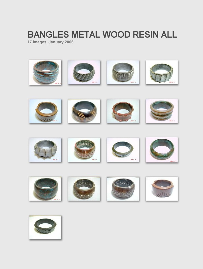 bangles wooden carving