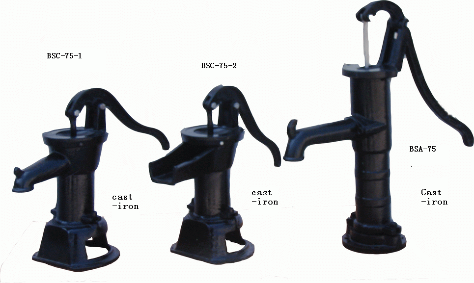 hand press water well pump,   pitcher pump