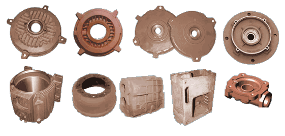 All type of castings with precision turning.