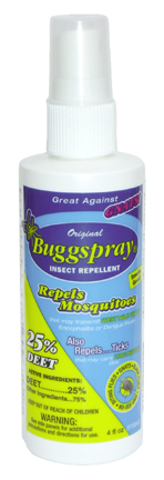 Buggspray Insect Repellent, Original 25% Deet