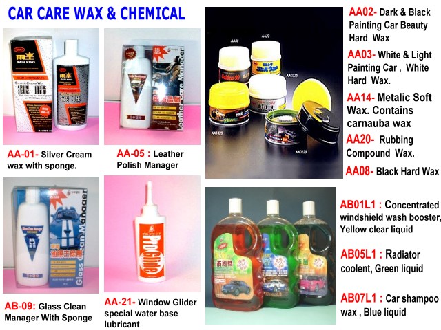 Car Care Wax & Chemicals