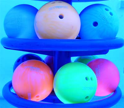 Glow-In-The-Dark Bowling Balls