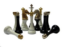 Metal Chess Set