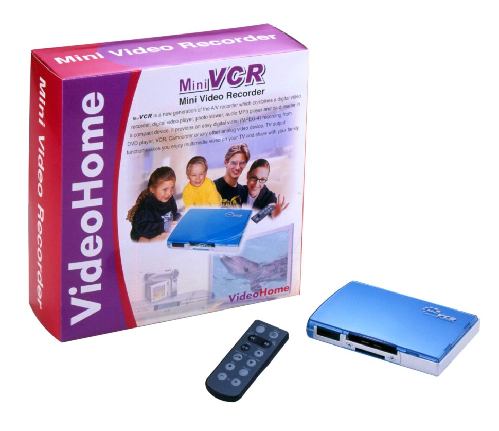 MiniVCR, Portable MPEG4 Recorder Box