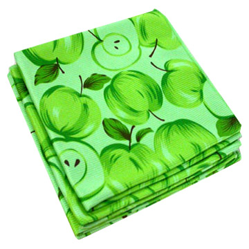 Printed Microfiber Glass Cleaning Cloth