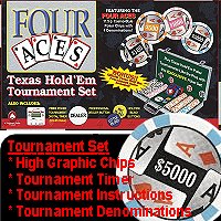 Trademark Poker Four Aces Tournament Set - $35