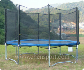 Trampoline With Safety Net