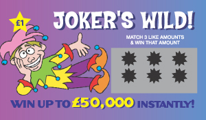 Trick Joke Lottery Prank Scratchcards