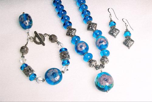 True Blue Jewelry Set