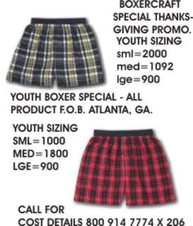 Youth Flannel Boxers
