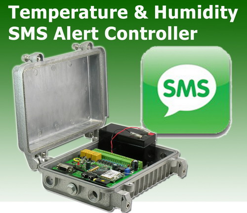 Sell Temperature & Humidity SMS Alert Controller(GSMS-THP)
